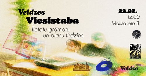 Veldzes viesistaba: lietotu grāmatu un plašu tirgus