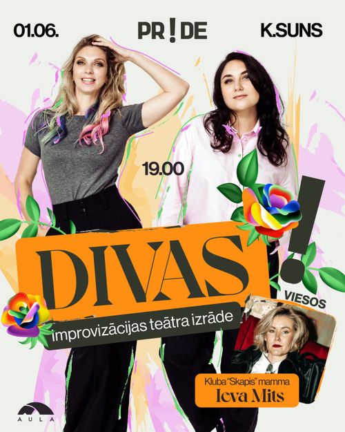 Improvizācijas teātris "Divas" un Ieva Mits
