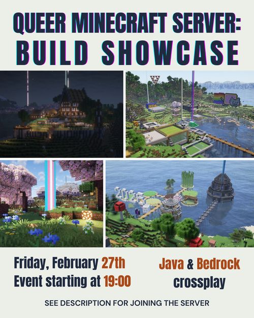 Queer Minecraft Server: Build Showcase