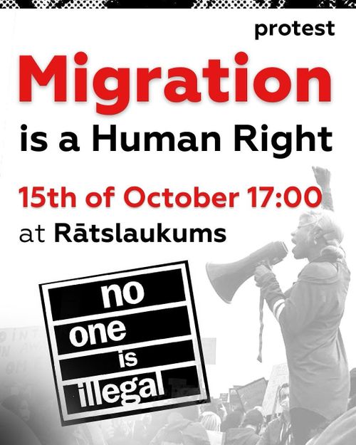 “Migration is a Human Right” (“Migrācija ir cilvēktiesības”)