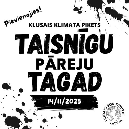 Klusais Klimata pikets Rīgā